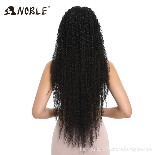 MAGIC Hair Synthetic Lace Front Wig Long Wavy Hair 34 Inch Blonde Wigs For Black Women Ombre Hair Synthetic Lace Front Wigs